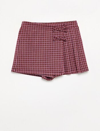 Falda pantalón estampada