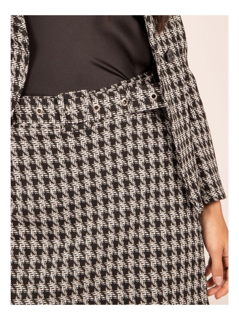 Falda pantalón estampada XAGARV Negro - Kiabi