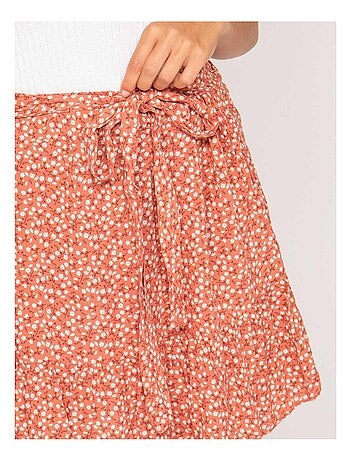 Falda pantalón estampada xymess