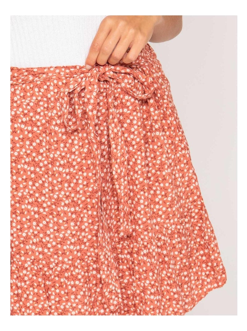 Falda pantalón estampada xymess Rosa - Kiabi