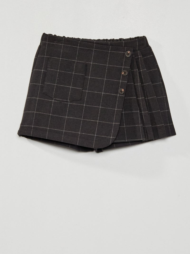 Falda pantalón GRIS - Kiabi