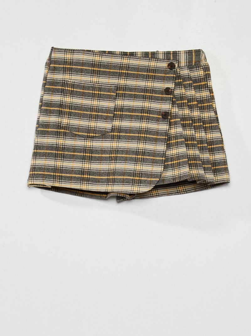 Falda pantalón GRIS - Kiabi