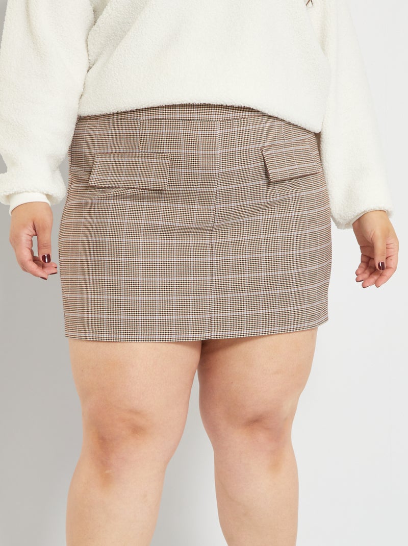 Falda pantalón GRIS - Kiabi