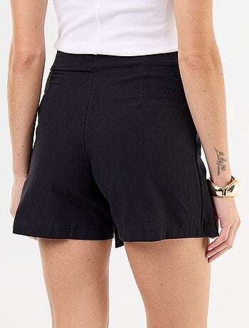 Falda pantalón ligera con cinturón para anudar