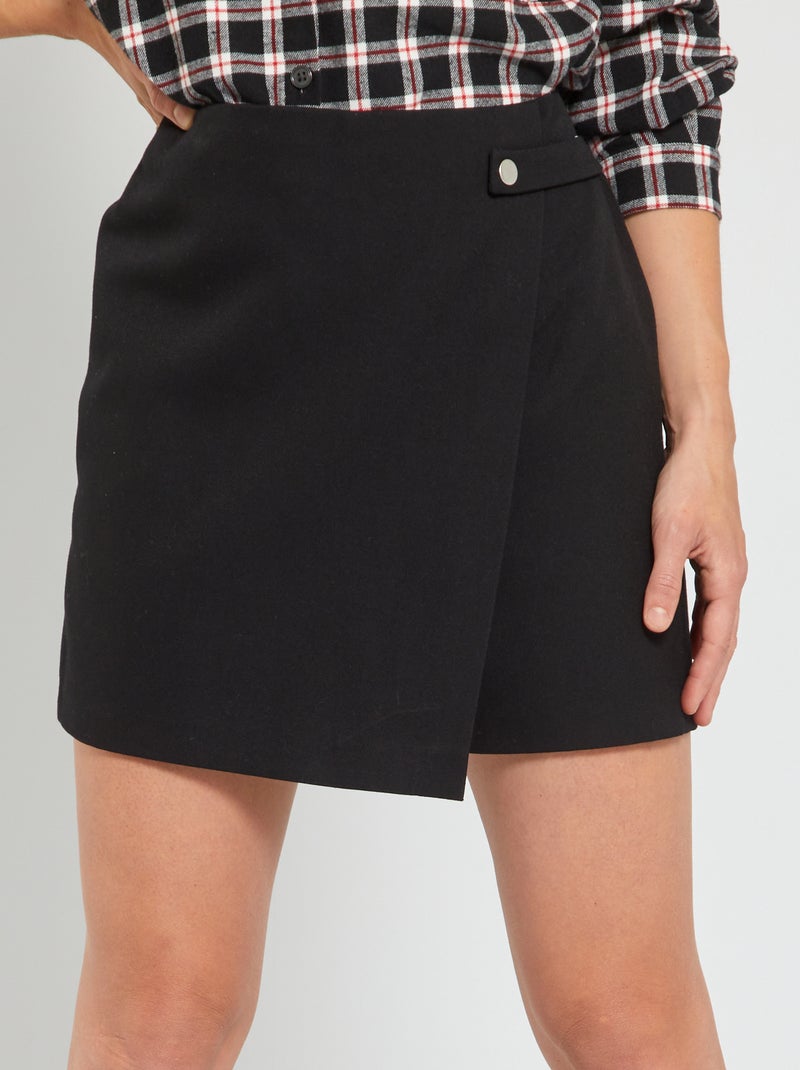 Falda pantalón Negro - Kiabi