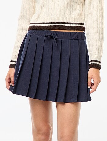 Falda pantalón plisada