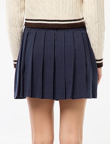 Falda pantalón plisada