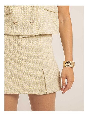 Falda pantalón tweed XEVINE