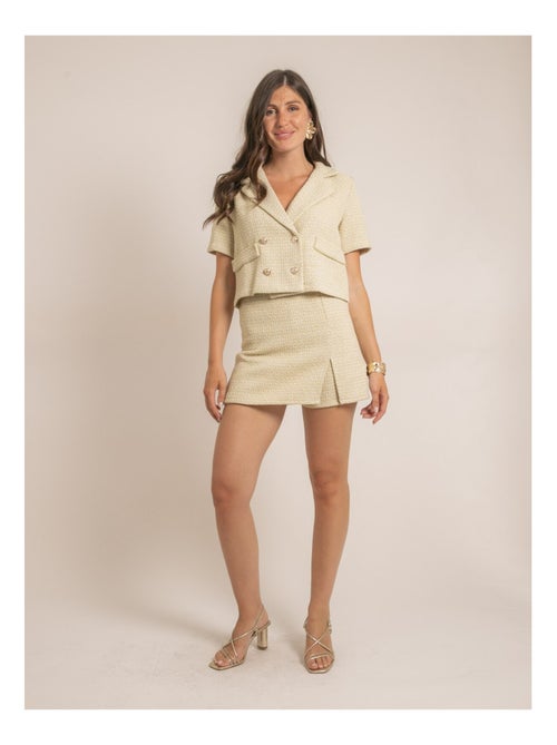 Falda pantalón tweed XEVINE - Kiabi