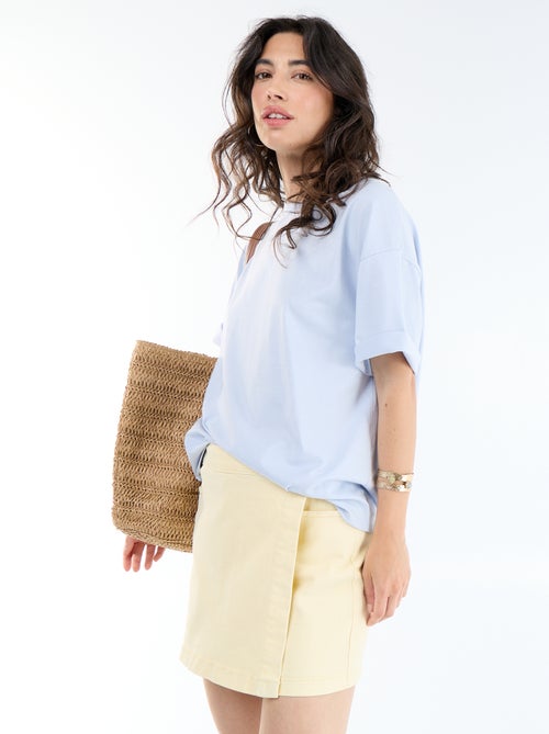 Falda pantalón vaquera - Kiabi