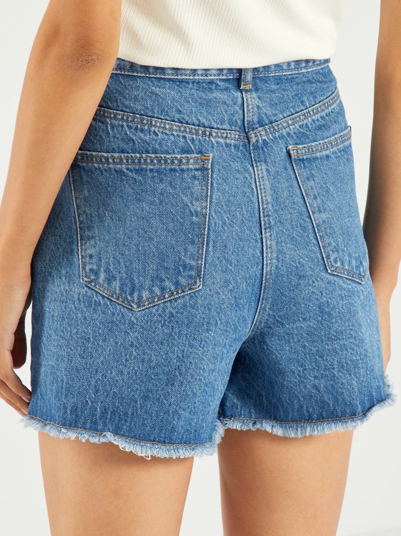 Falda pantalón vaquera AZUL - Kiabi