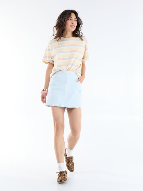 Falda pantalón vaquera - Kiabi