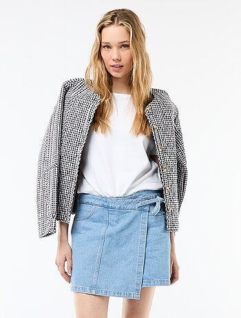 Falda pantalón vaquera