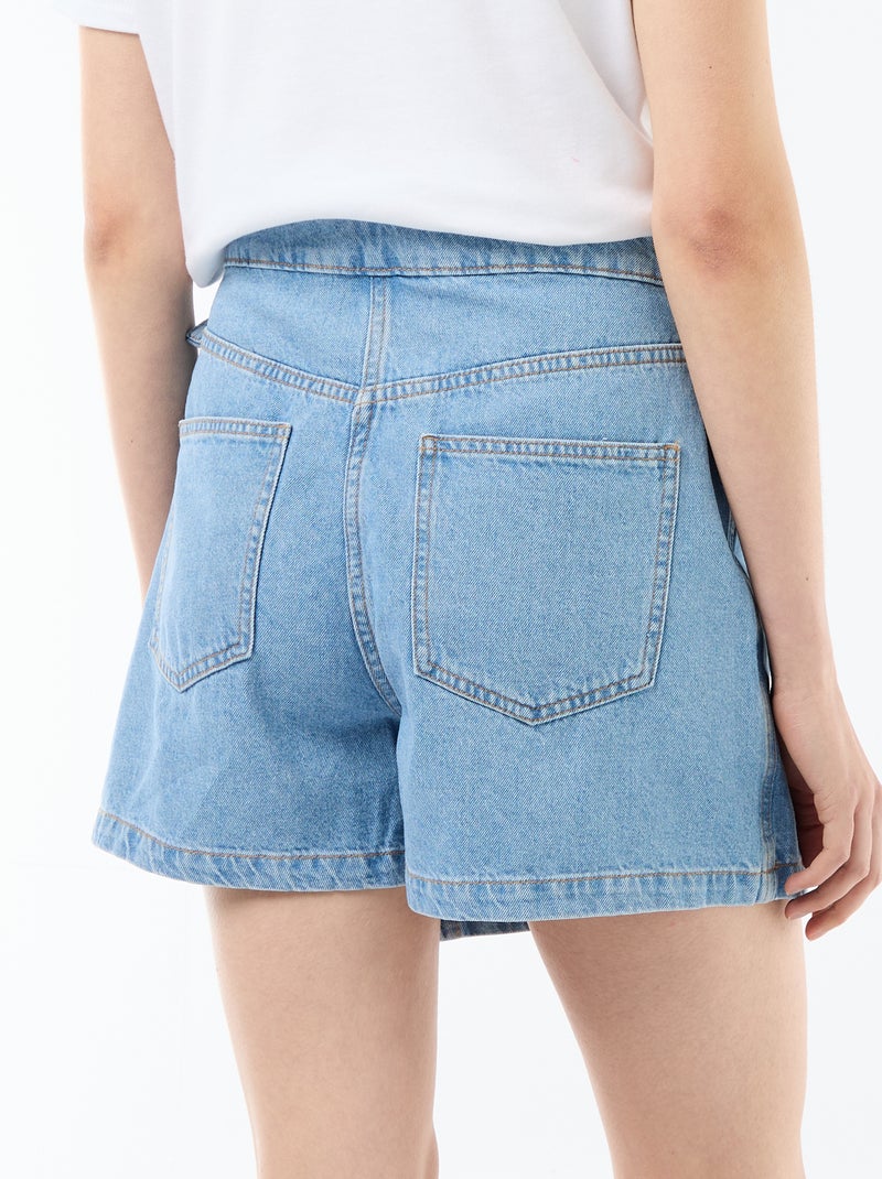 Falda pantalón vaquera Azul - Kiabi