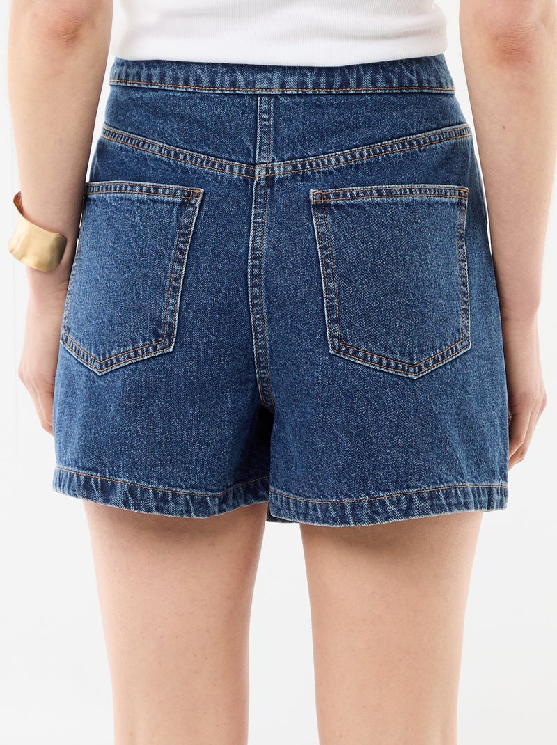 Falda pantalón vaquera Azul - Kiabi