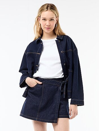 Falda pantalón vaquera