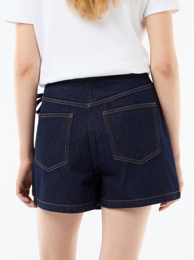 Falda pantalón vaquera Azul - Kiabi