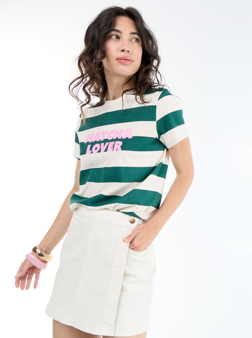 Falda pantalón vaquera - Kiabi