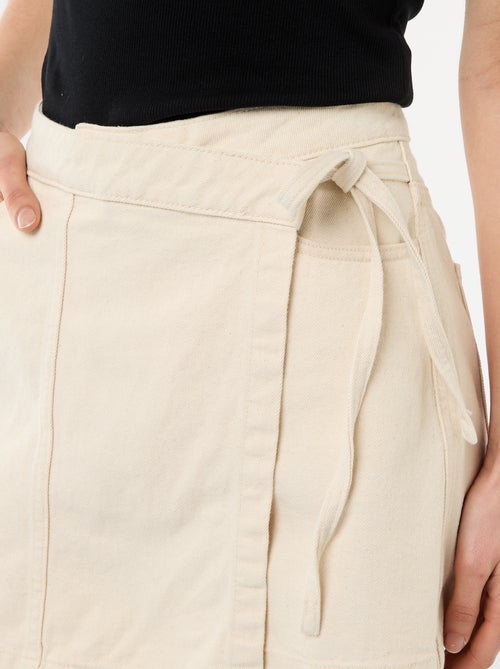 Falda pantalón vaquera - Kiabi