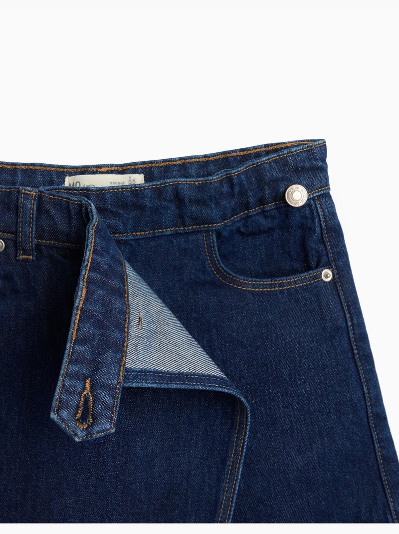Falda pantalón vaquera, MO Fashion Azul - Kiabi