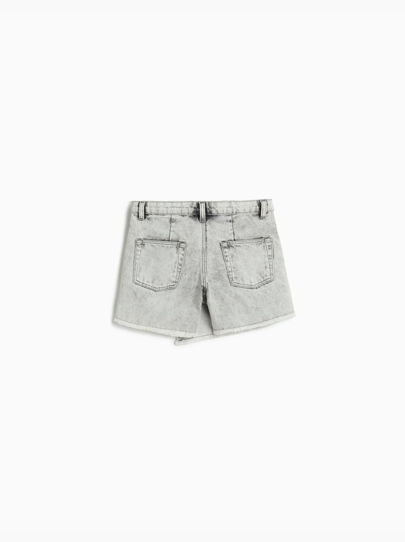 Falda pantalón vaquera, MO Fashion Gris - Kiabi