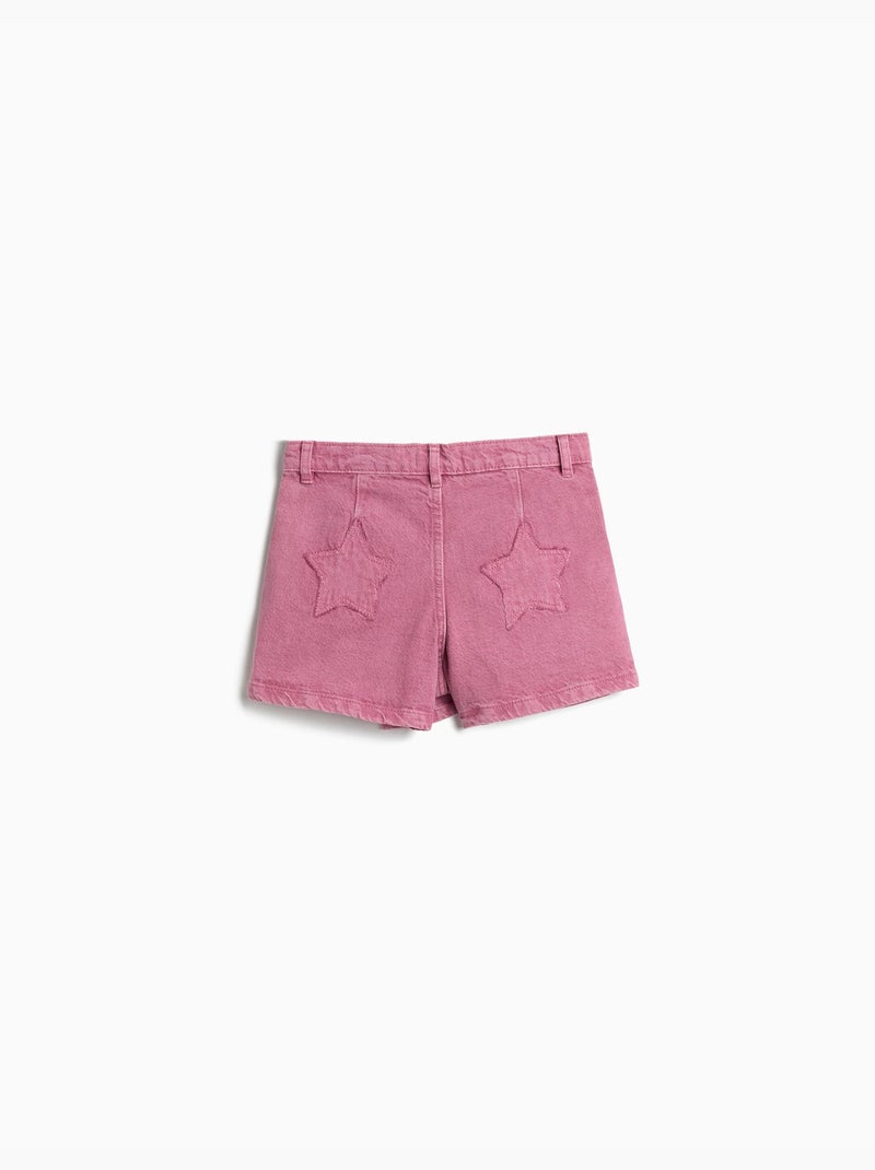 Falda pantalón vaquera, MO Fashion Rosa - Kiabi