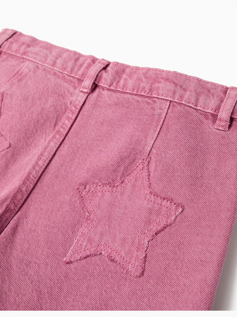Falda pantalón vaquera, MO Fashion Rosa - Kiabi