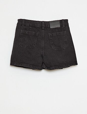 Falda pantalón vaquera plisada