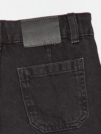 Falda pantalón vaquera plisada
