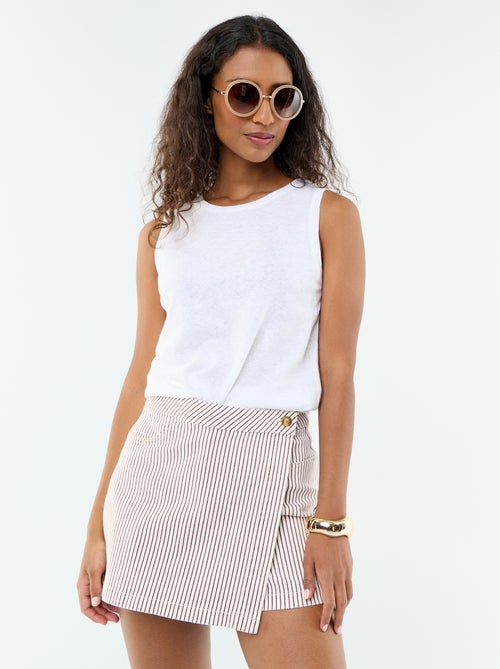 Falda pantalón vaquera - Kiabi
