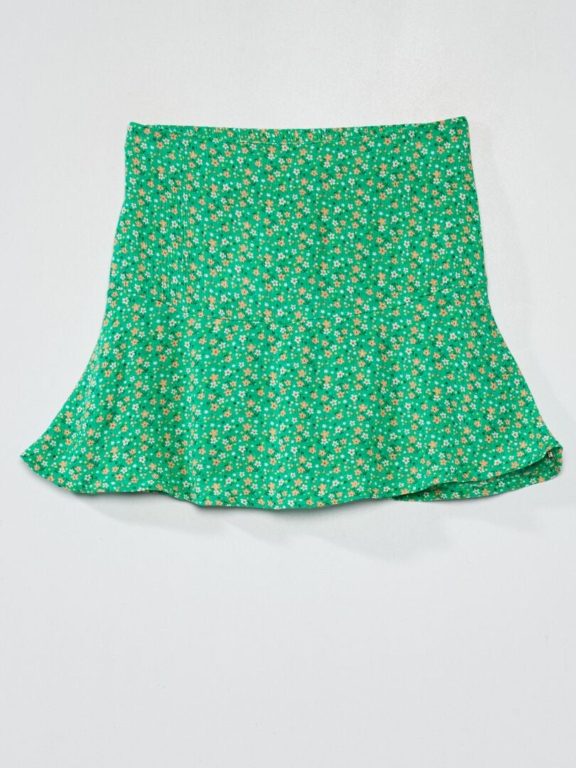 Falda pantalón VERDE - Kiabi