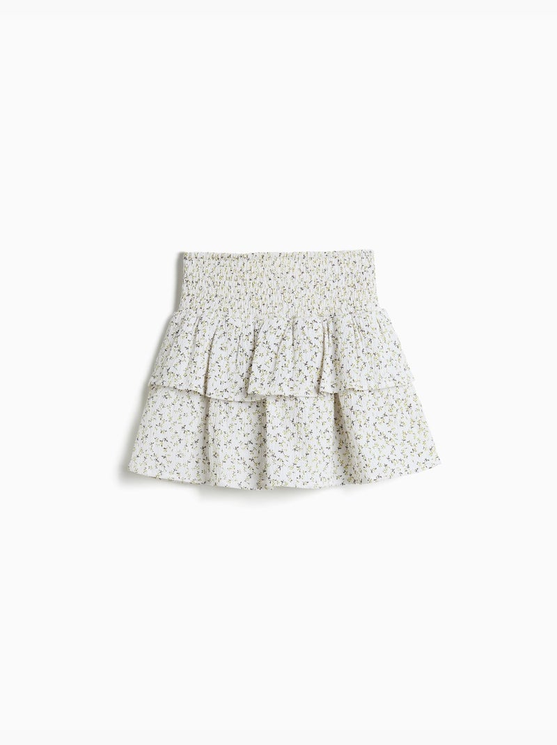 Falda-pantalones cortos estampados, mo fashion Amarillo - Kiabi