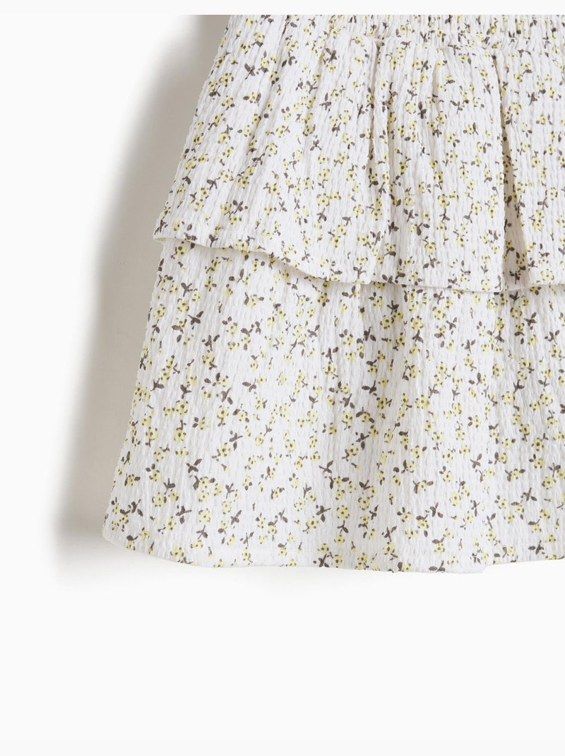 Falda-pantalones cortos estampados, mo fashion Amarillo - Kiabi