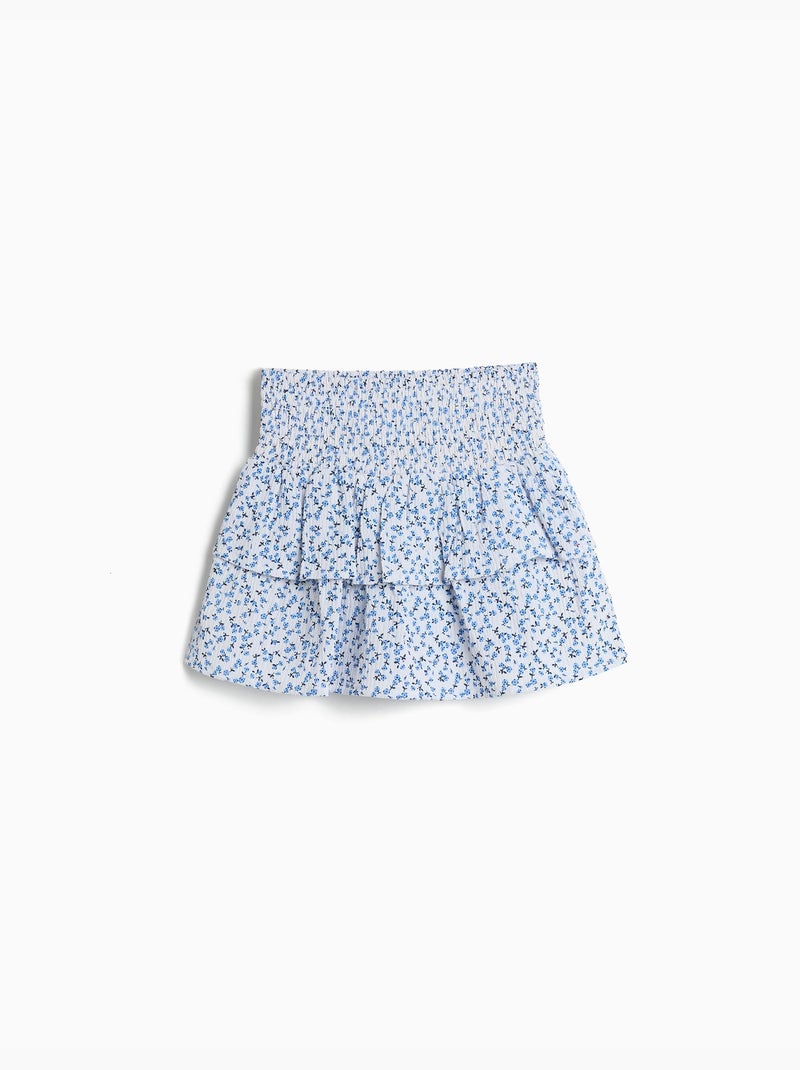 Falda-pantalones cortos estampados, mo fashion Azul - Kiabi
