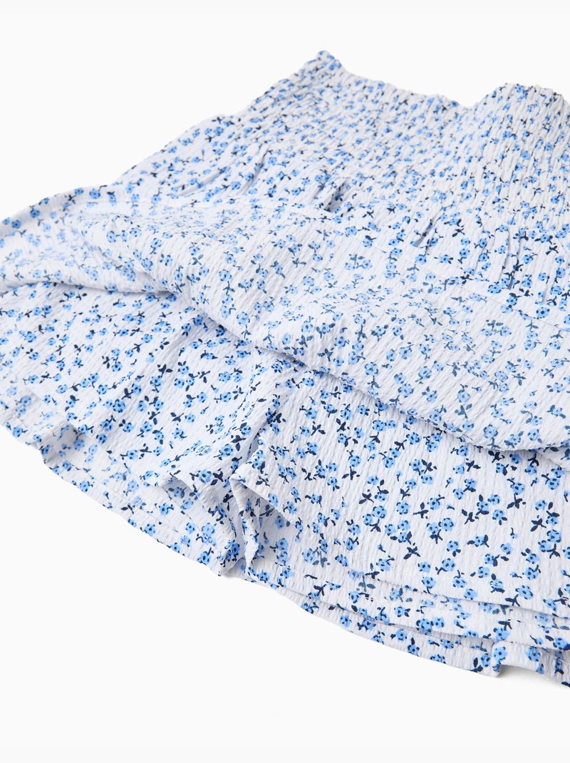 Falda-pantalones cortos estampados, mo fashion Azul - Kiabi