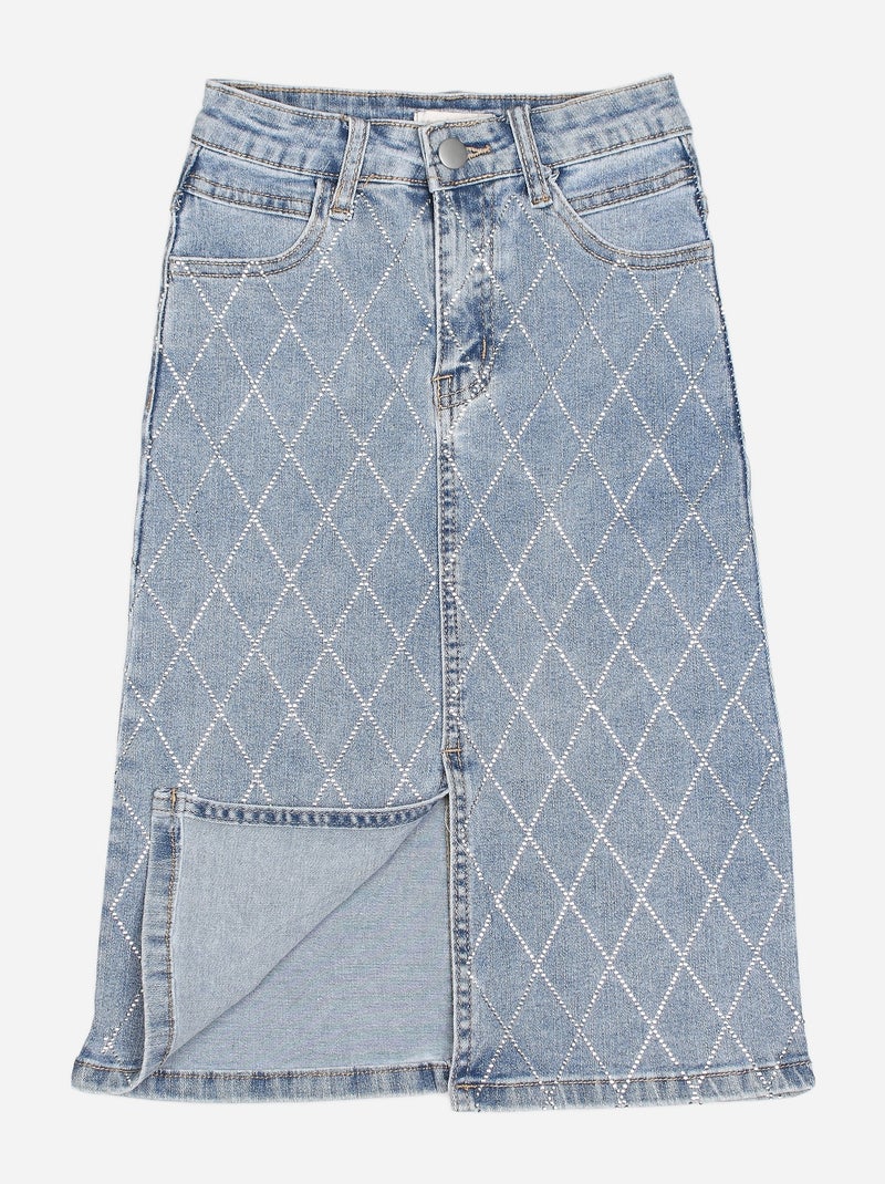 Falda para ponerse - Kids Star Azul - Kiabi