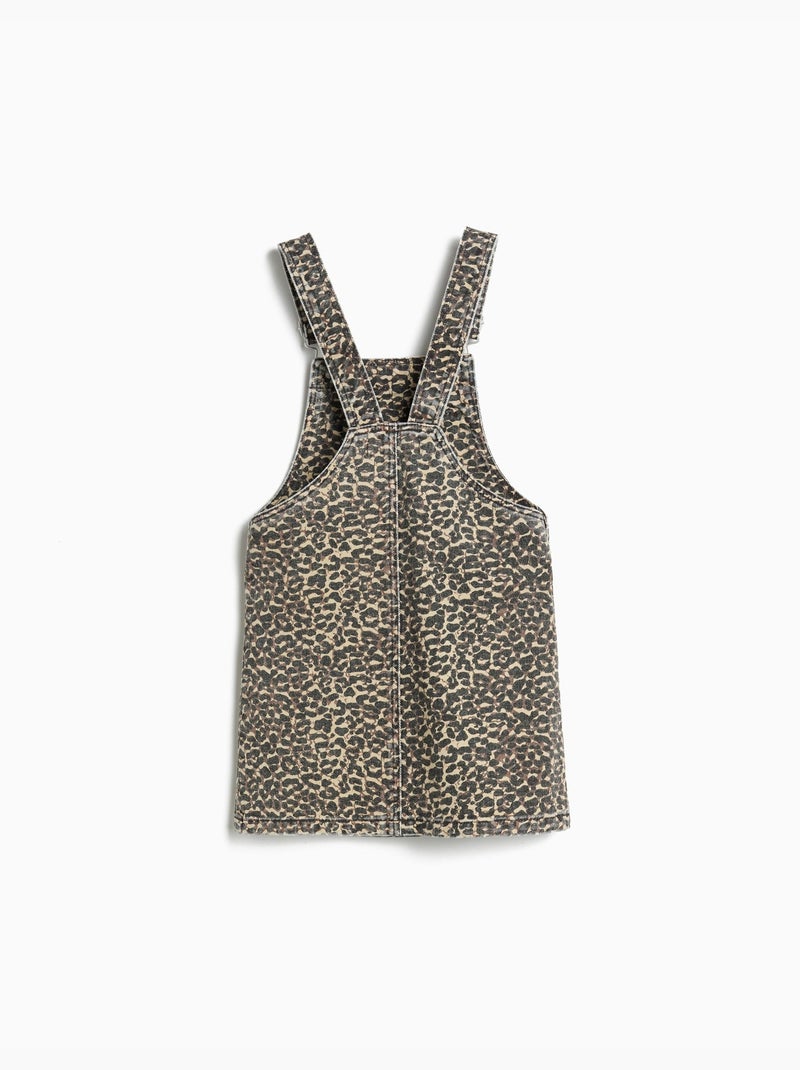 Falda peto animal print, MO Fashion Marrón - Kiabi