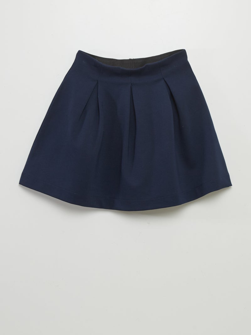Falda plisada azul - Kiabi