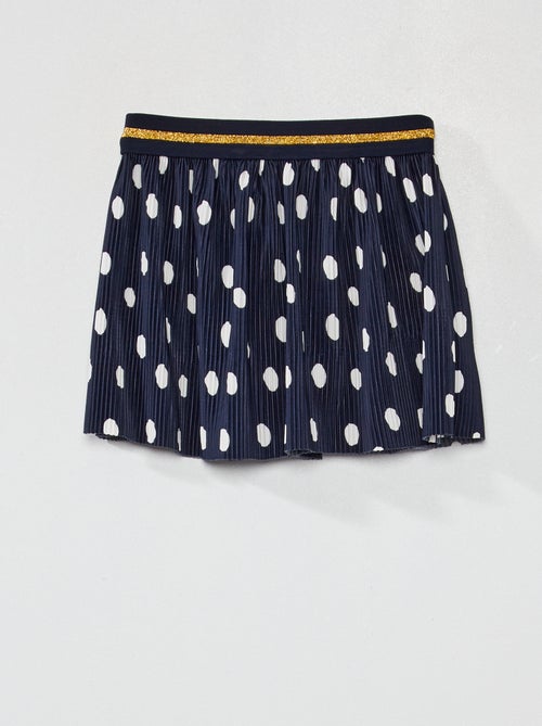 Falda plisada estampada - Kiabi
