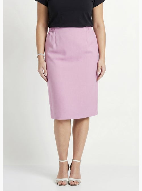 Falda recta de largo medio - Kiabi