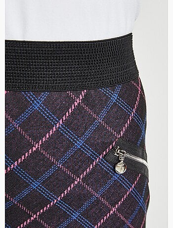 Falda recta de punto liso o jacquard - Afibel