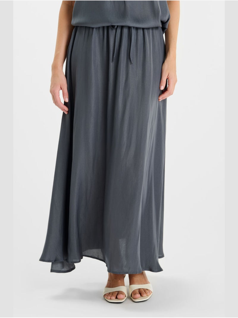 Falda recta EZIA Gris - Kiabi