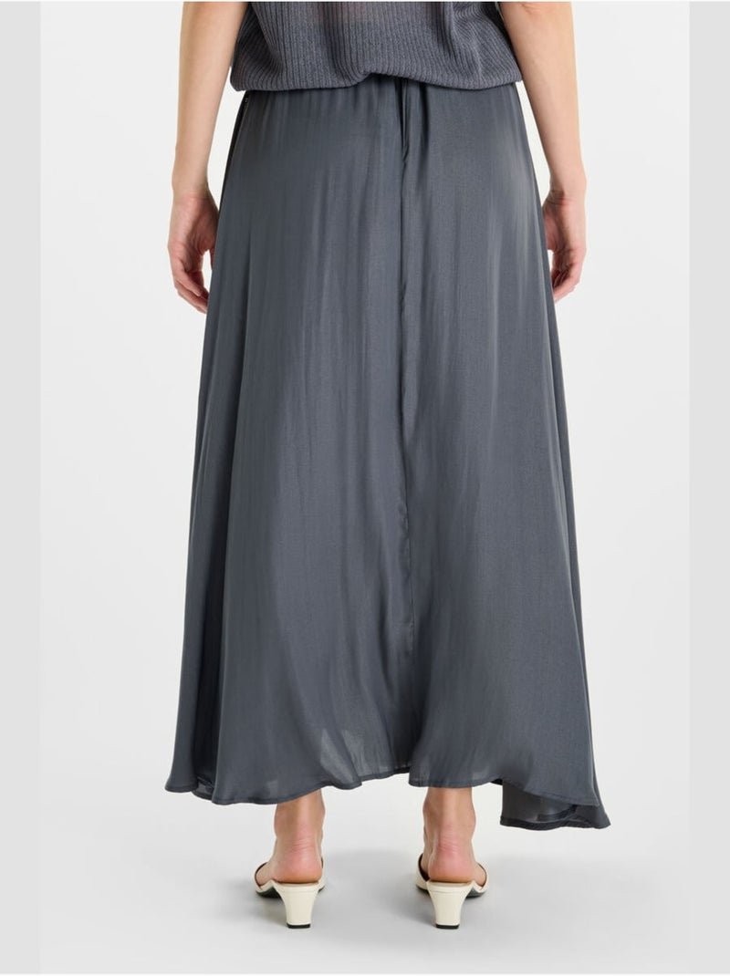 Falda recta EZIA Gris - Kiabi