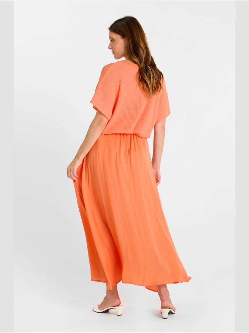 Falda recta EZIA Naranja - Kiabi
