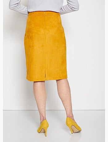 Falda recta punto ante