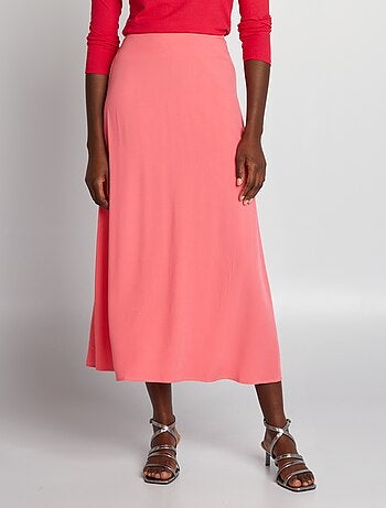 Falda cordón Color Rosa | Faldas Mujer | NafNaf España