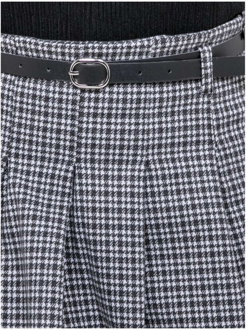 Falda-short plisada de cuadros XOMELLE - Kiabi Falda-short plisada de cuadros XOMELLE - Kiabi