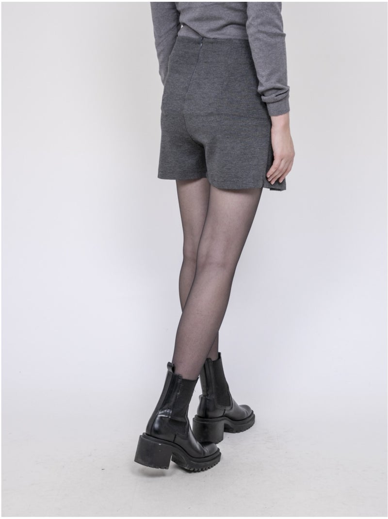 Falda-short plisada XIAOMI Gris - Kiabi