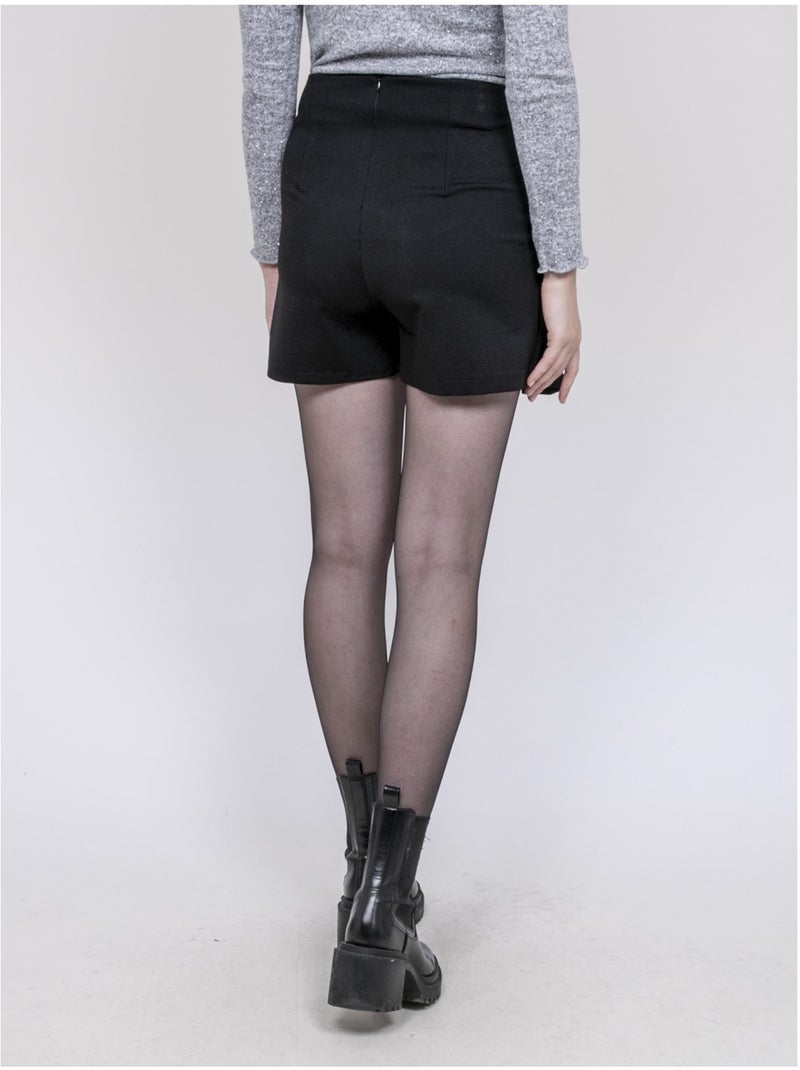 Falda-short plisada XIAOMI Negro - Kiabi
