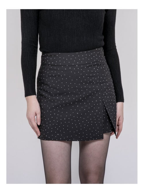Falda-shorts con strass XILENA - Kiabi